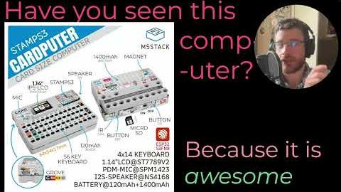 Gadget magpies: retrieving the simple joy of tech with the M5 Cardputer